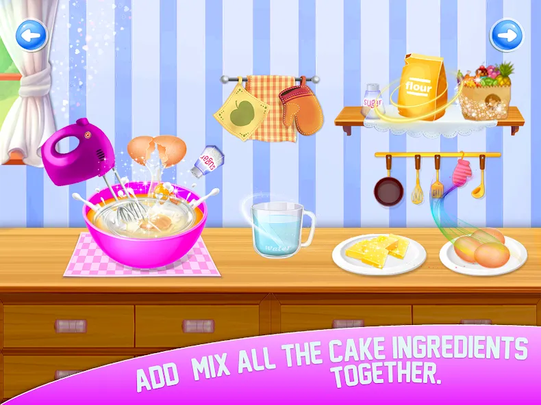 Cake Maker Sweet Bakery Games  [МОД Unlimited Money] Screenshot 3