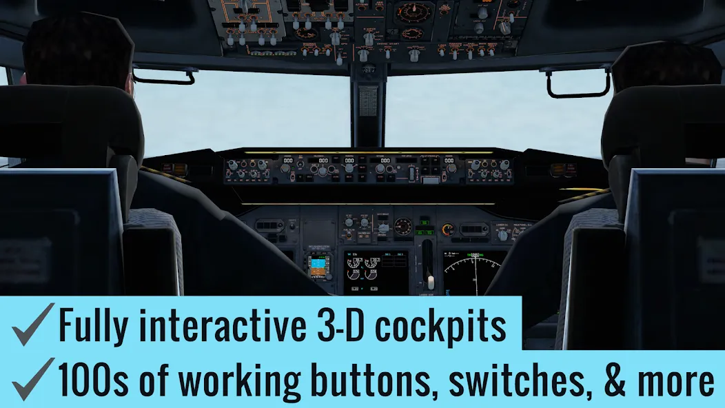 X-Plane Flight Simulator  [МОД Бесконечные деньги] Screenshot 2