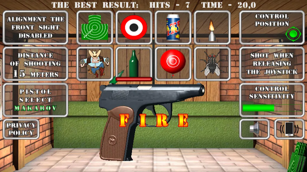 Pistol shooting. Desert Eagle (Пистолет стрельбы симулятор)  [МОД Unlocked] Screenshot 4