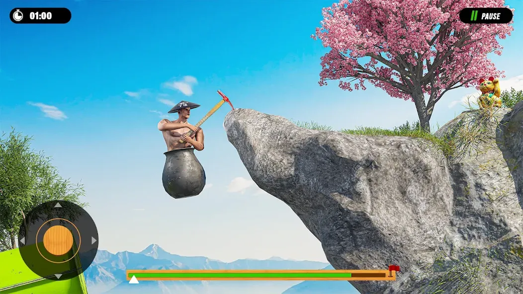 Hammer Climber Man: Pot Man 3D  [МОД Бесконечные деньги] Screenshot 1