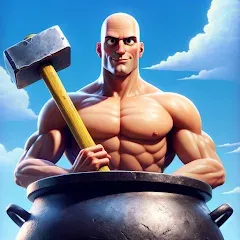 Взлом Hammer Climber Man: Pot Man 3D  [МОД Бесконечные деньги] - последняя версия apk на Андроид