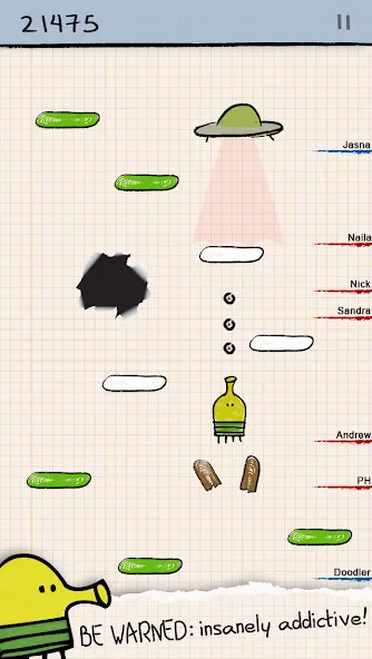 Doodle Jump (Дудл Джамп)  [МОД Бесконечные деньги] Screenshot 1