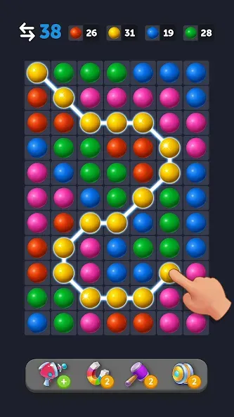 Bubble Link - Connect & Match (Бабл Линк)  [МОД Бесконечные монеты] Screenshot 1