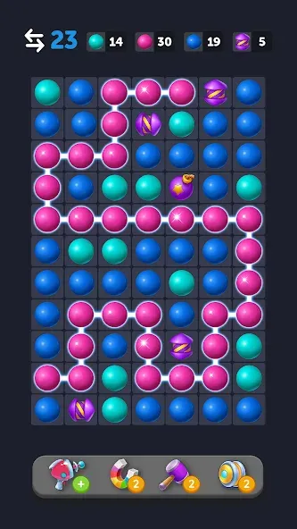 Bubble Link - Connect & Match (Бабл Линк)  [МОД Бесконечные монеты] Screenshot 3