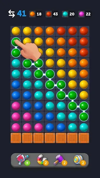 Bubble Link - Connect & Match (Бабл Линк)  [МОД Бесконечные монеты] Screenshot 4