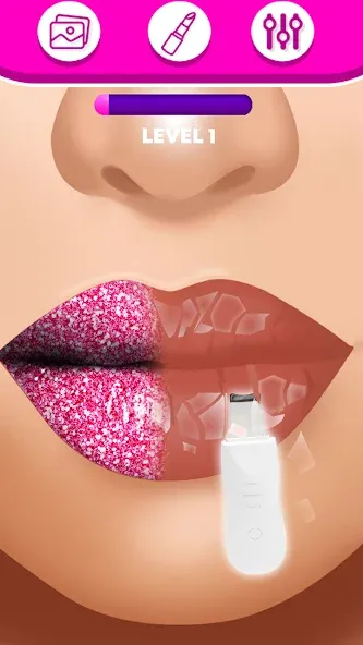 Lip Art Makeup Beauty Game  [МОД Все открыто] Screenshot 5