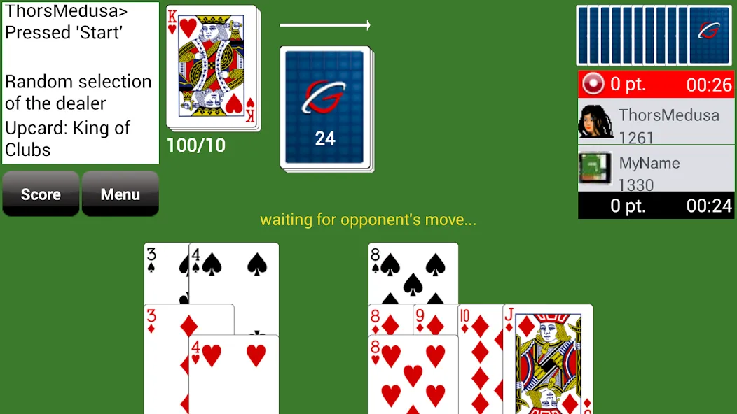 Gin Rummy GC Online (Джин Рамми Онлайн)  [МОД Бесконечные монеты] Screenshot 1