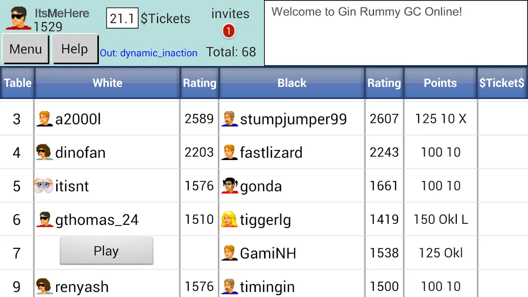 Gin Rummy GC Online (Джин Рамми Онлайн)  [МОД Бесконечные монеты] Screenshot 2