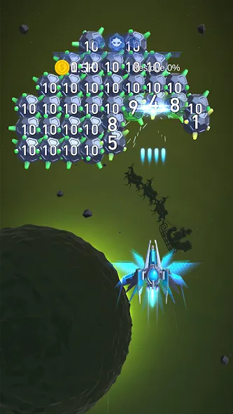 Dust Settle 3D - Galaxy Attack (Даст Сеттл 3Д)  [МОД Unlocked] Screenshot 2