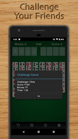 FreeCell Solitaire Classic (Фрисел Солитер Классик)  [МОД Menu] Screenshot 4