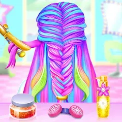 Скачать взлом Braided Hair Salon Girls Games  [МОД Меню] - полная версия apk на Андроид