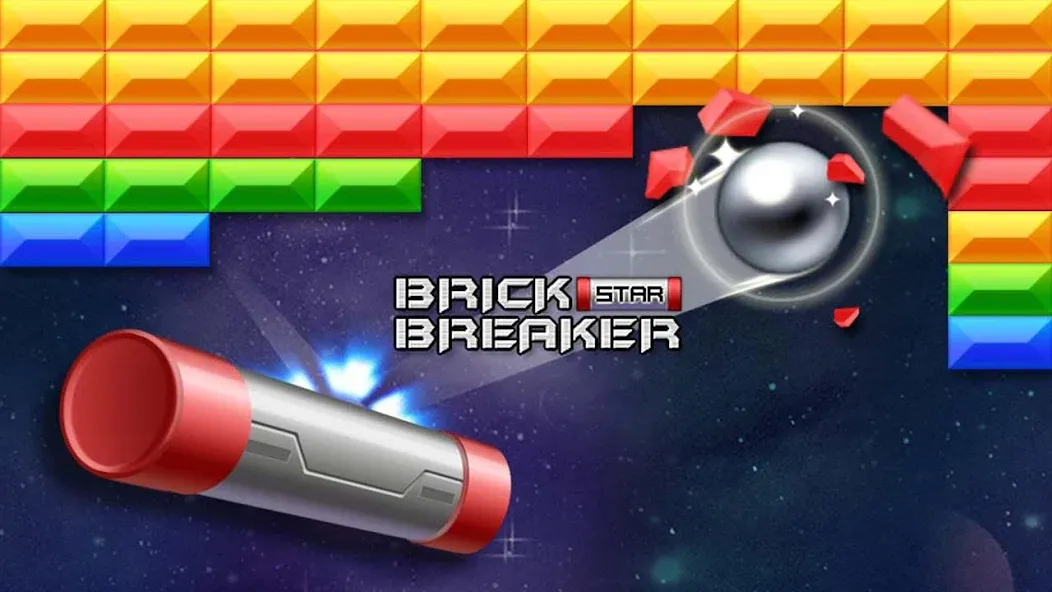 Brick Breaker Star: Space King  [МОД Много монет] Screenshot 2