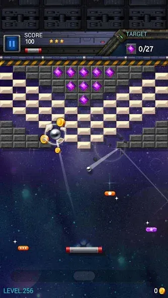 Brick Breaker Star: Space King  [МОД Много монет] Screenshot 5