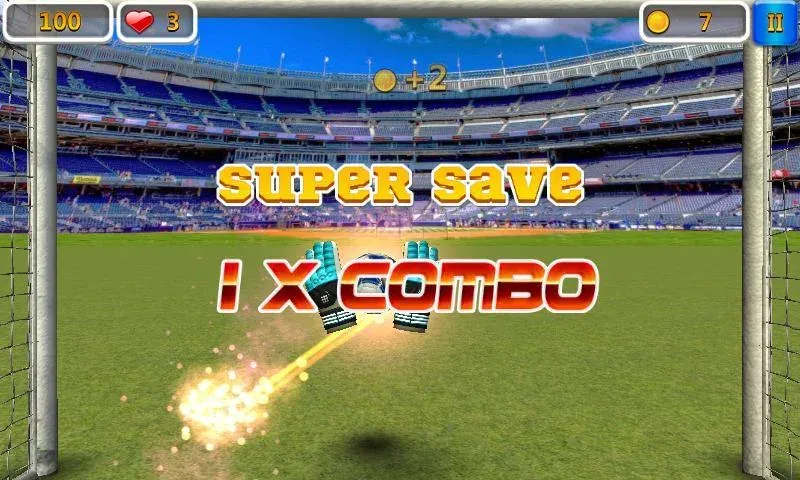 Super Goalkeeper - Soccer Game (упер Вратарь)  [МОД Unlocked] Screenshot 1