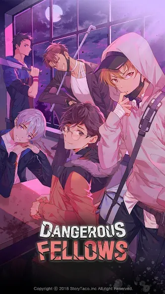 Dangerous Fellows:Otome Dating  [МОД Меню] Screenshot 1