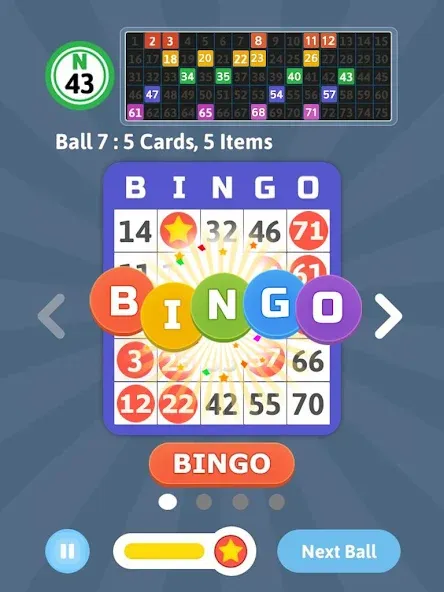 Bingo Mania - Light Bingo Game (Бинго Мания)  [МОД Menu] Screenshot 5