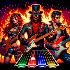 Взлом Guitar Hero Mobile: Music Game (Гитар Хиро Мобайл)  [МОД Mega Pack] - последняя версия apk на Андроид