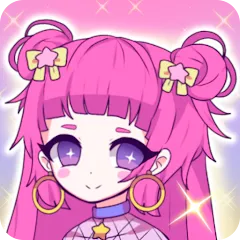 Скачать взломанную Mimistar dress up chibi doll (Министар)  [МОД Бесконечные деньги] - полная версия apk на Андроид