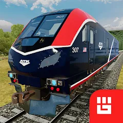 Скачать взломанную Train Simulator PRO USA (Трейн Симулятор ПРО США)  [МОД Меню] - стабильная версия apk на Андроид