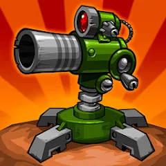 Скачать взломанную Tactical War: Tower Defense  [МОД Mega Pack] - полная версия apk на Андроид