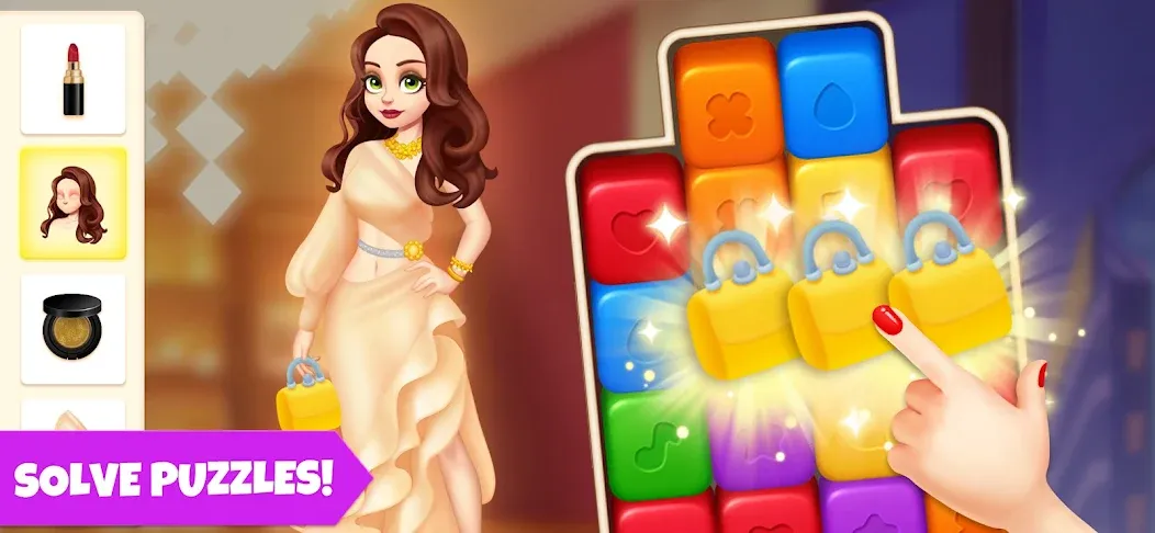 Makeover Blast: Dressup Salon (Мейковер Бласт)  [МОД Unlocked] Screenshot 5