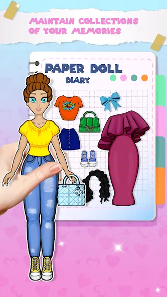 Paper Doll Dress up Games  [МОД Mega Pack] Screenshot 2