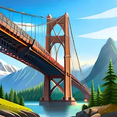 Взлом Bridgezz: Bridge Construction (Бриджзз)  [МОД Все открыто] - последняя версия apk на Андроид