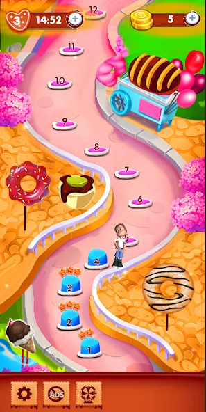 Candy Blast : candy love (Кэнди Бласт)  [МОД Бесконечные деньги] Screenshot 4