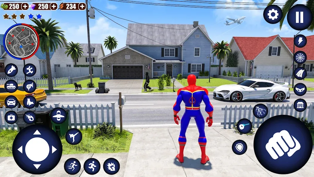 Flying Superhero Robot Games (Флайинг Супергерой Робот Игры)  [МОД Mega Pack] Screenshot 4