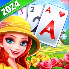 Взломанная Solitaire TriPeaks Journey (Солитер ТриПикс Джорни)  [МОД Mega Pack] - последняя версия apk на Андроид