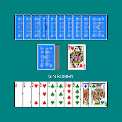 Взломанная Gin Rummy (Джин Рамми)  [МОД Unlimited Money] - полная версия apk на Андроид