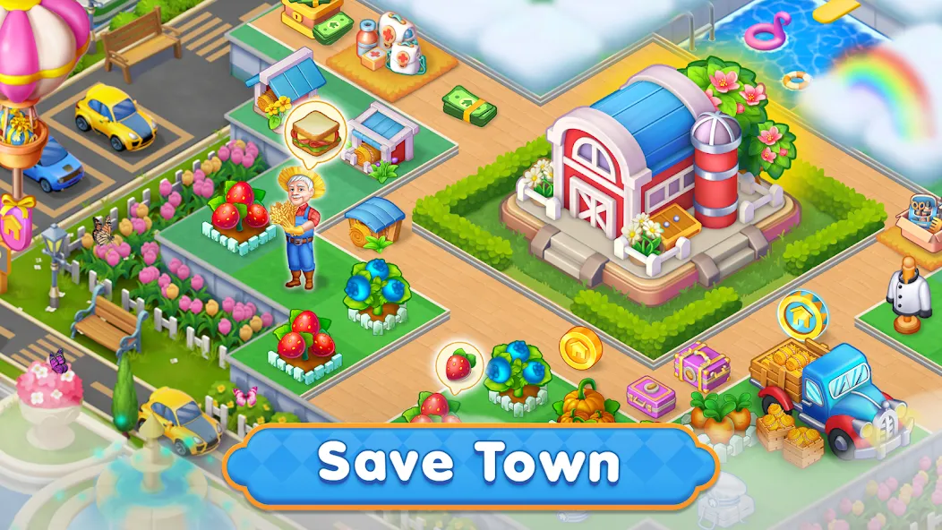 Merge HomeTown: Merge Games  [МОД Unlocked] Screenshot 4