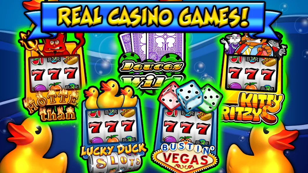 Lucky Duck Slots (Лаки Дак Слотс)  [МОД Unlocked] Screenshot 1