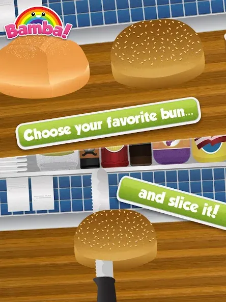 Bamba Burger (Бамба Бургер)  [МОД Бесконечные монеты] Screenshot 2