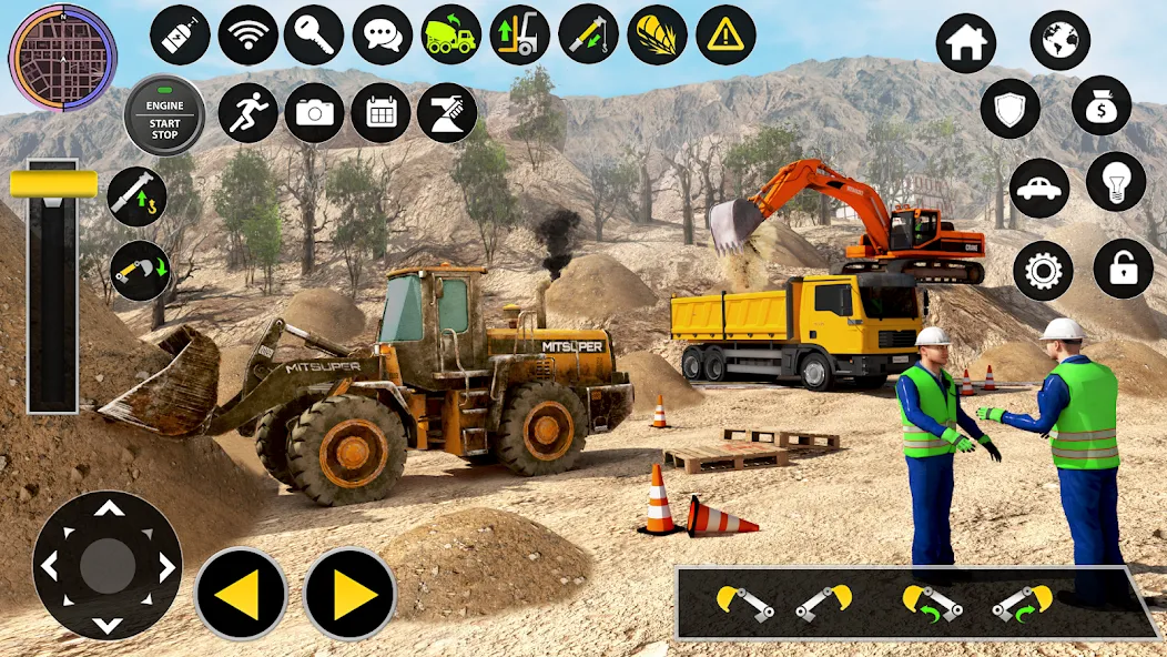 Construction Excavator Game 3D  [МОД Меню] Screenshot 5