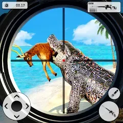 Взломанная Crocodile Hunting Animal Games (Крокодил Охота Игры с животными)  [МОД Много денег] - последняя версия apk на Андроид