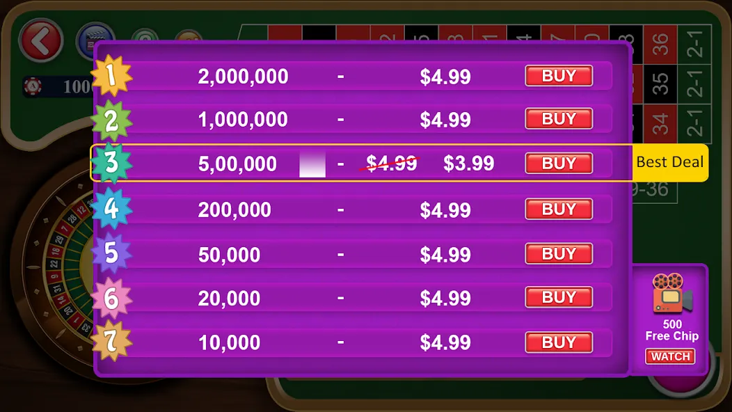 Roulette Casino Royale (Рулетка Казино Рояль)  [МОД Unlimited Money] Screenshot 5