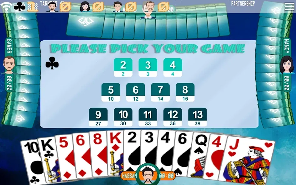 Golden Card Games Tarneeb Trix (Голден Кард Геймс Тарниб Трикс)  [МОД Mega Pack] Screenshot 4