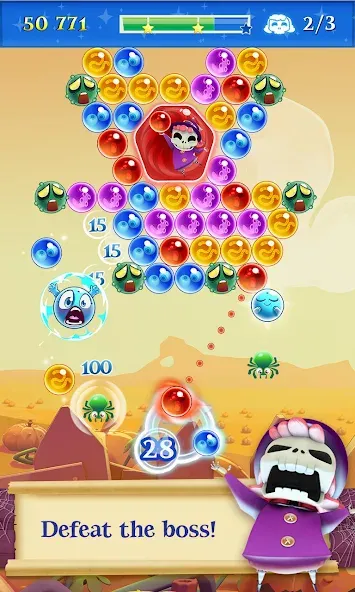 Bubble Witch 2 Saga (Бабл Витч 2 Сага)  [МОД Много монет] Screenshot 2