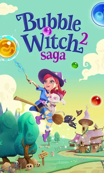 Bubble Witch 2 Saga (Бабл Витч 2 Сага)  [МОД Много монет] Screenshot 5