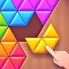 Скачать взлом Triangles & Blocks (Полиблок)  [МОД Mega Pack] - стабильная версия apk на Андроид