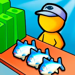 Скачать взлом My Fish Mart: Idle Tycoon Game (Мой рыбный магазин)  [МОД Бесконечные деньги] - полная версия apk на Андроид