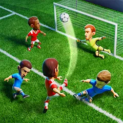 Взломанная Mini Football - Mobile Soccer (Мини Футбол)  [МОД Mega Pack] - полная версия apk на Андроид