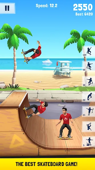 Flip Skater (Флип скейтер)  [МОД Unlimited Money] Screenshot 1