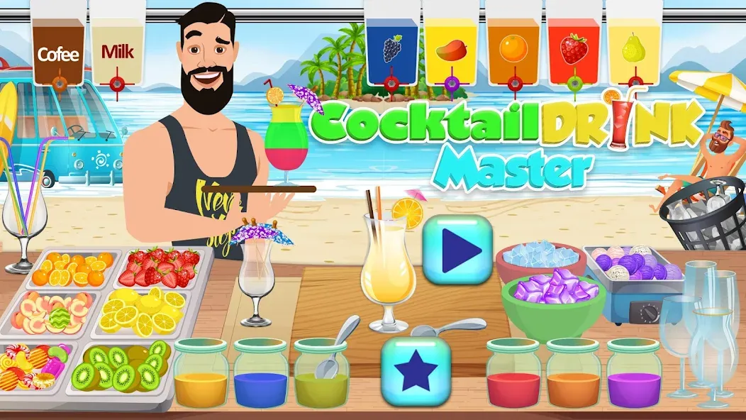 Boba cocktail:DIY recipe games  [МОД Unlimited Money] Screenshot 3