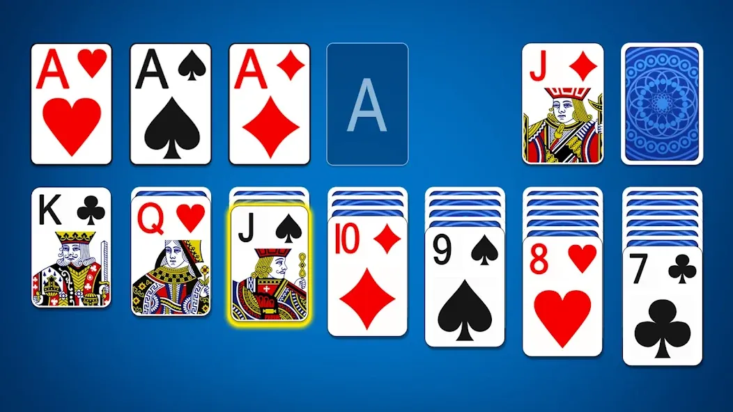 Solitaire Card Game (Солитер карточная игра)  [МОД Mega Pack] Screenshot 1