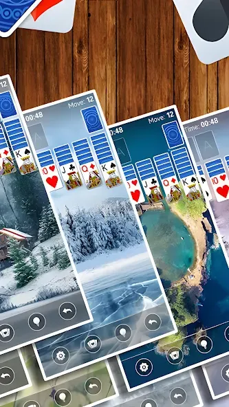 Solitaire Card Game (Солитер карточная игра)  [МОД Mega Pack] Screenshot 4