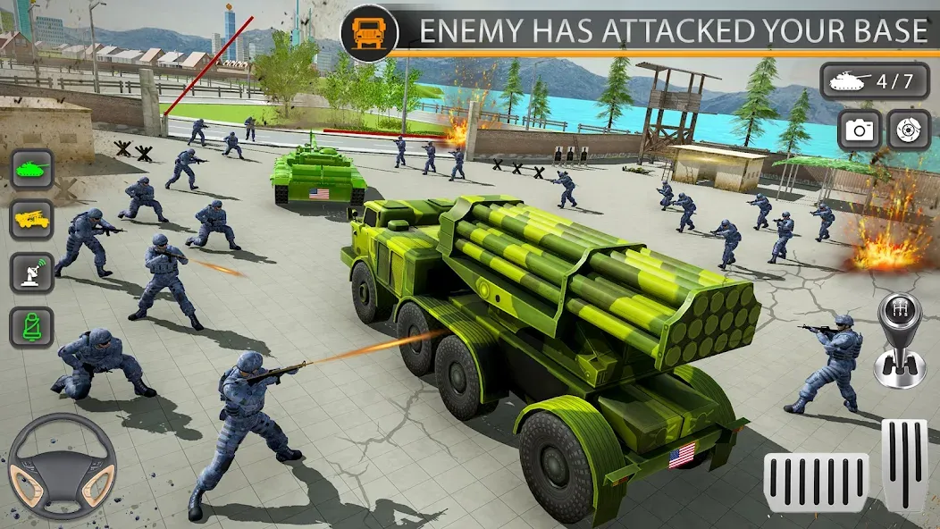 Army Transport Military Games  [МОД Menu] Screenshot 1