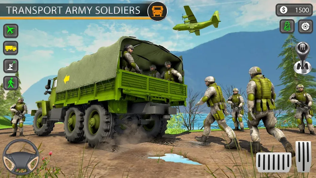 Army Transport Military Games  [МОД Menu] Screenshot 2