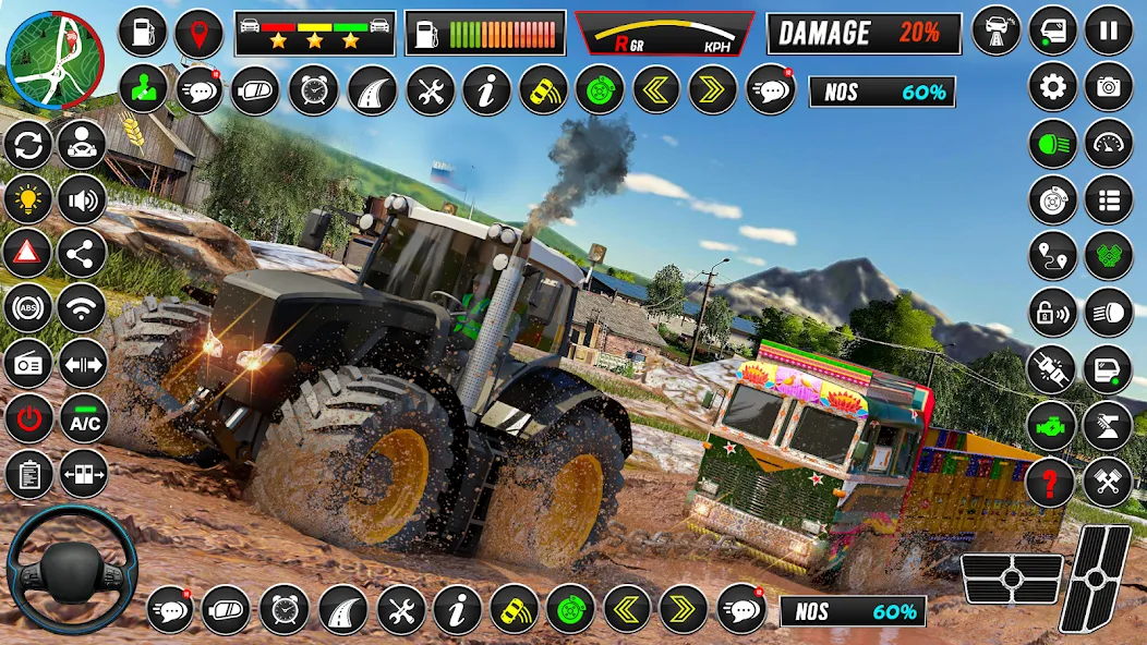 Indian Tractor Games Simulator  [МОД Unlocked] Screenshot 3